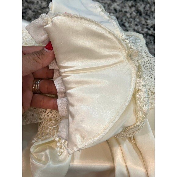 Vtg Sonya Ratay for SAN ANDRÉ high neck blouse with lace size 6 - Picture 11 of 12